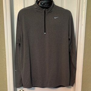 Nike Charcoal Quarter-Zip Top